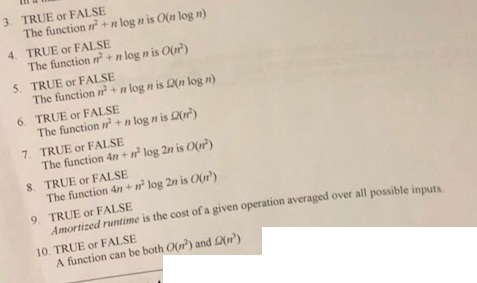true or false 4 5