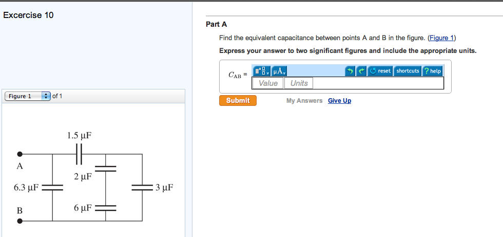 Solved: Find The Equivalent Capacitance Between Points A A... | Chegg.com