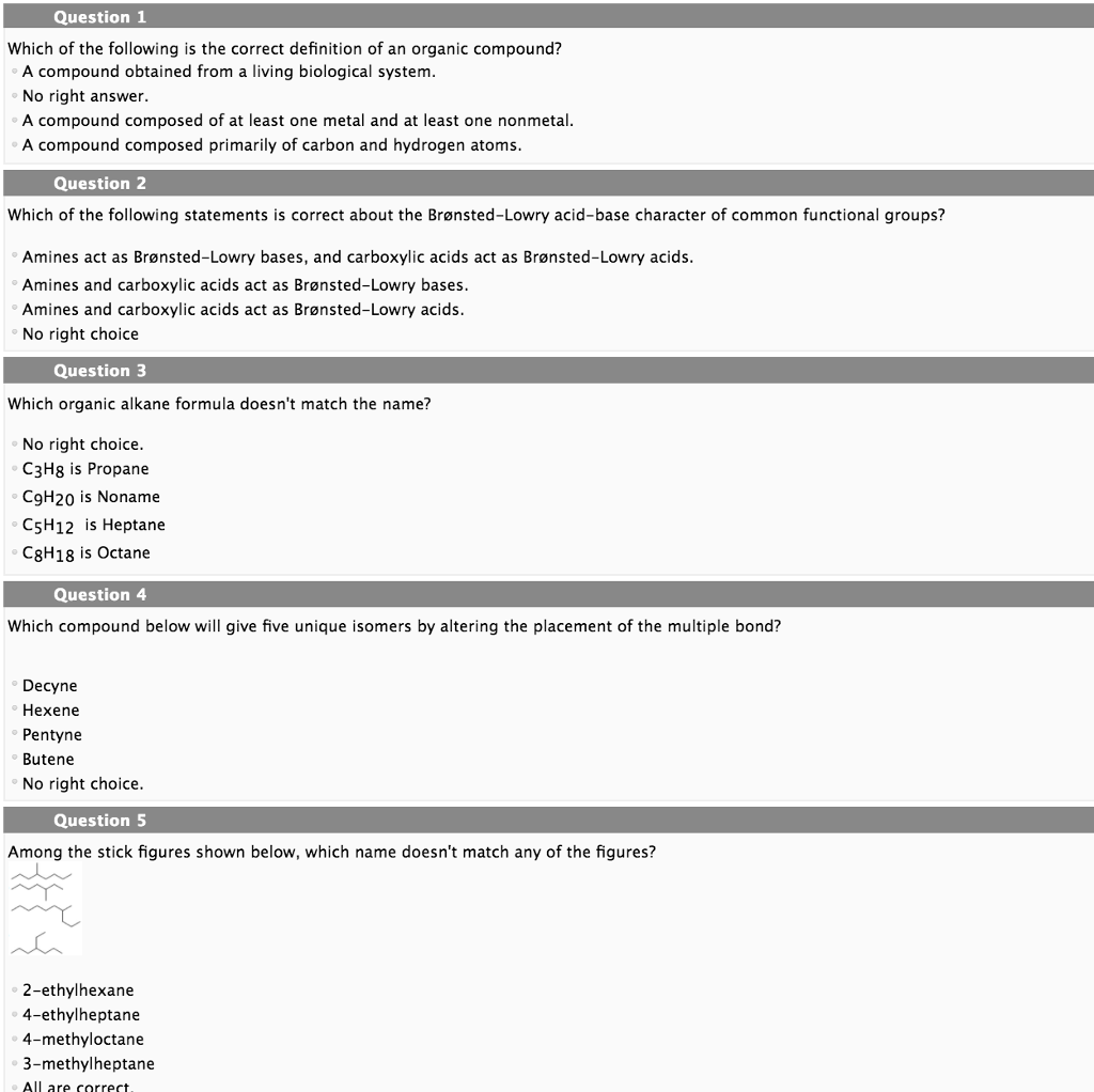 Solved Question 18 Which of the following compounds is a | Chegg.com