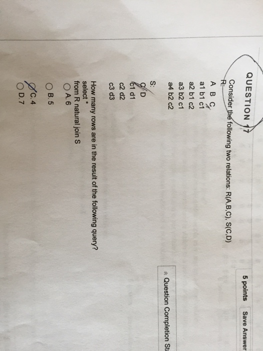 Solved QUESTION 5 points Save Answer Consider thé following | Chegg.com