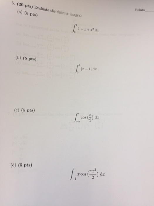 definite integral of 1 x from 0 to 1
