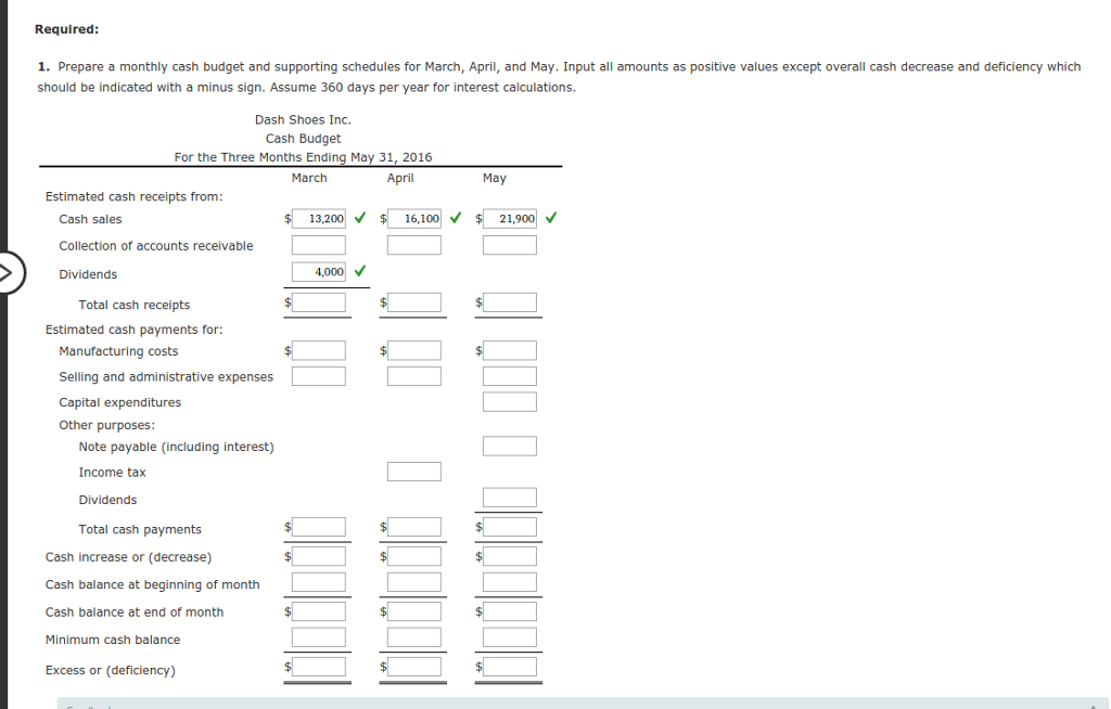 solved-cash-budget-the-controller-of-dash-shoes-inc-chegg