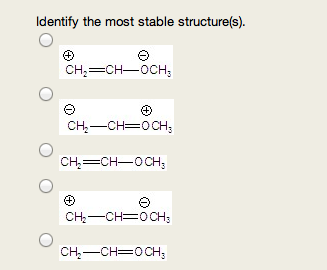 Solved Identify The Most Stable Structure(s). | Chegg.com