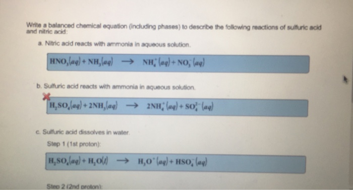 Solved Wite a balanced chemical equation induding phases) to | Chegg.com