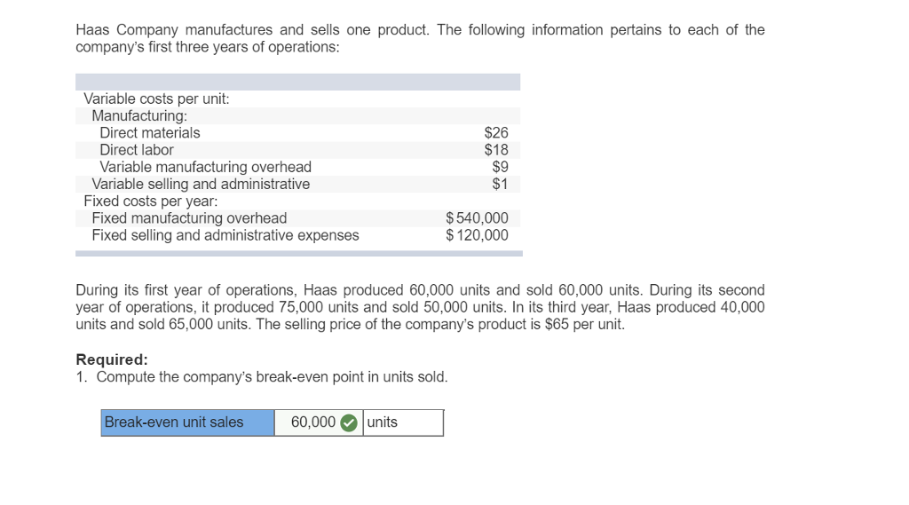 Solved Name Project 5/6 - Cost Volume Profit Analysis | Chegg.com