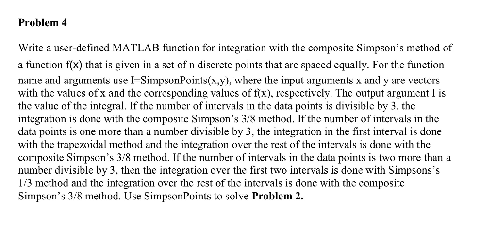 Solved PLEASE SOLVE PROBLEM 4 NOT 2. PROBLEM 2 IS JUST FOR | Chegg.com