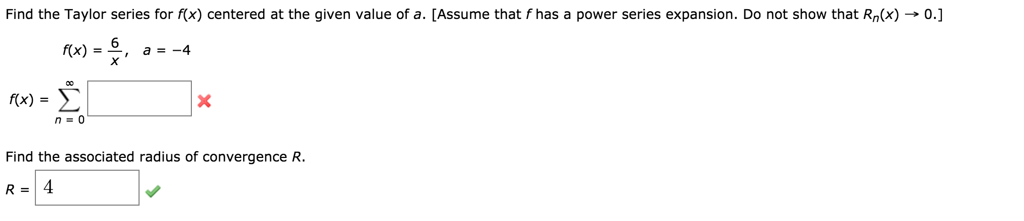 Solved Find The Taylor Series For F(x) Centered At The Given | Chegg.com