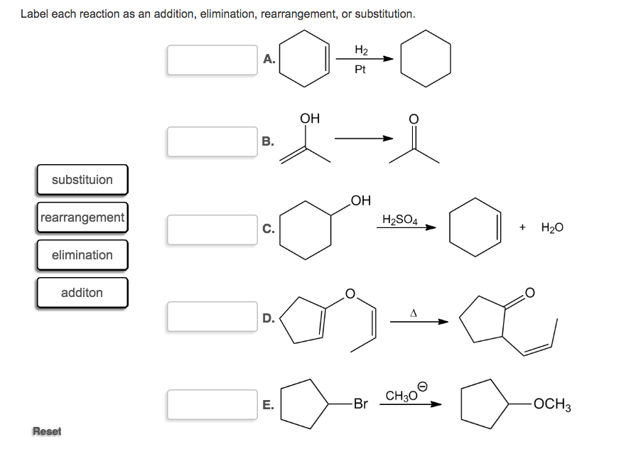 Addition Elimination Substitution Rearrangement Worksheet Reaction Worksheet