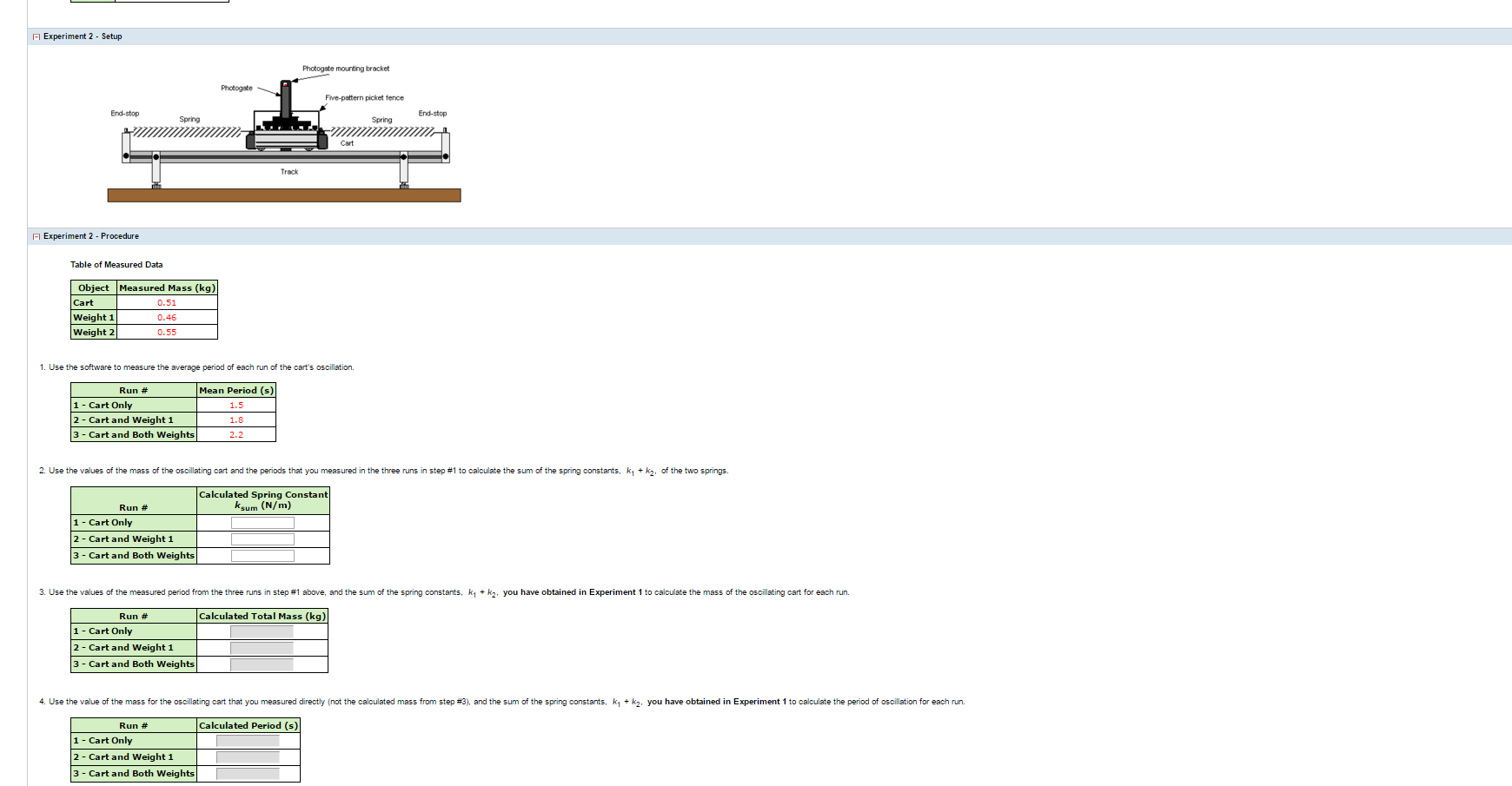 Solved A group of students performed the same experiment | Chegg.com