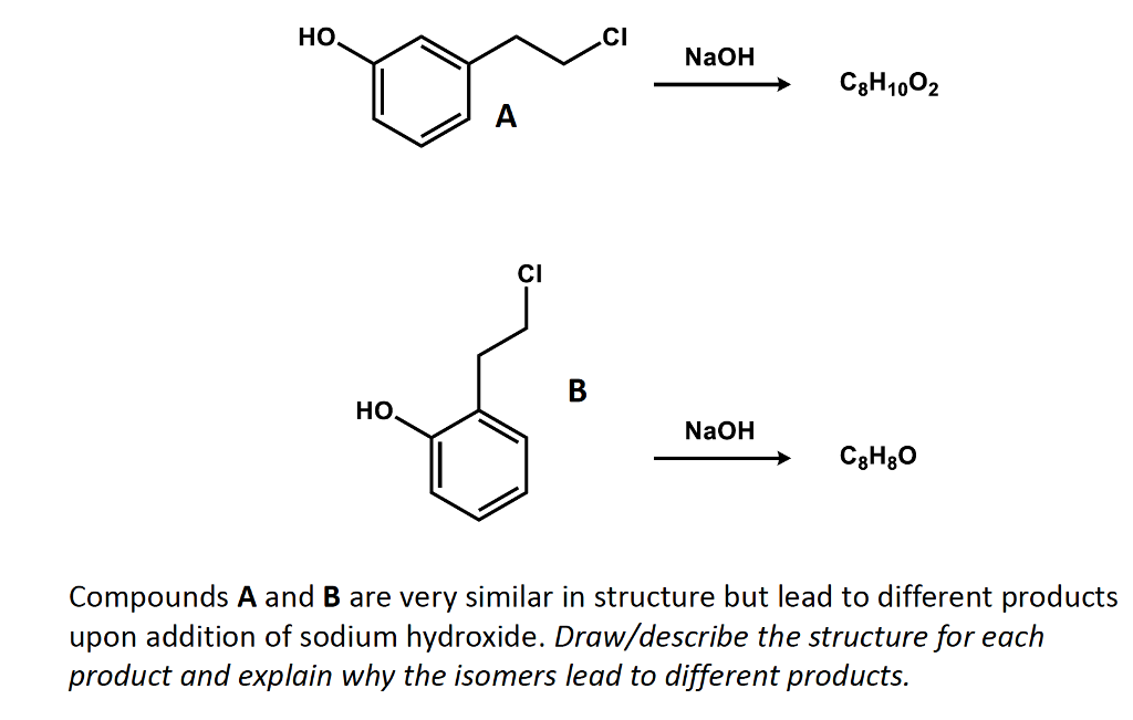Solved Compounds A and B are very similar in structure but
