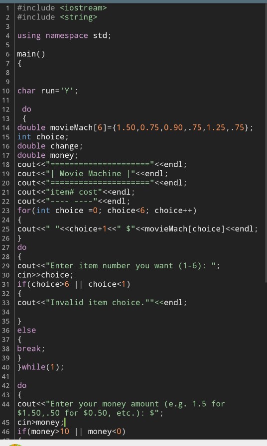 Solved This is almost finished. I just need help adding a | Chegg.com