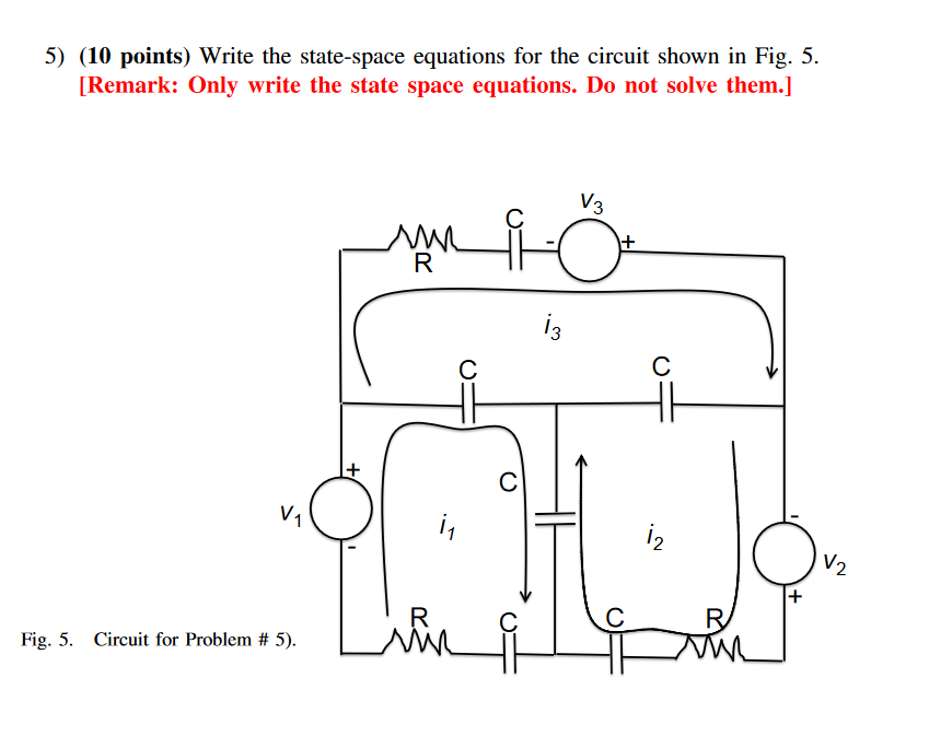 solved-write-the-state-space-equations-for-the-circuit-shown-chegg