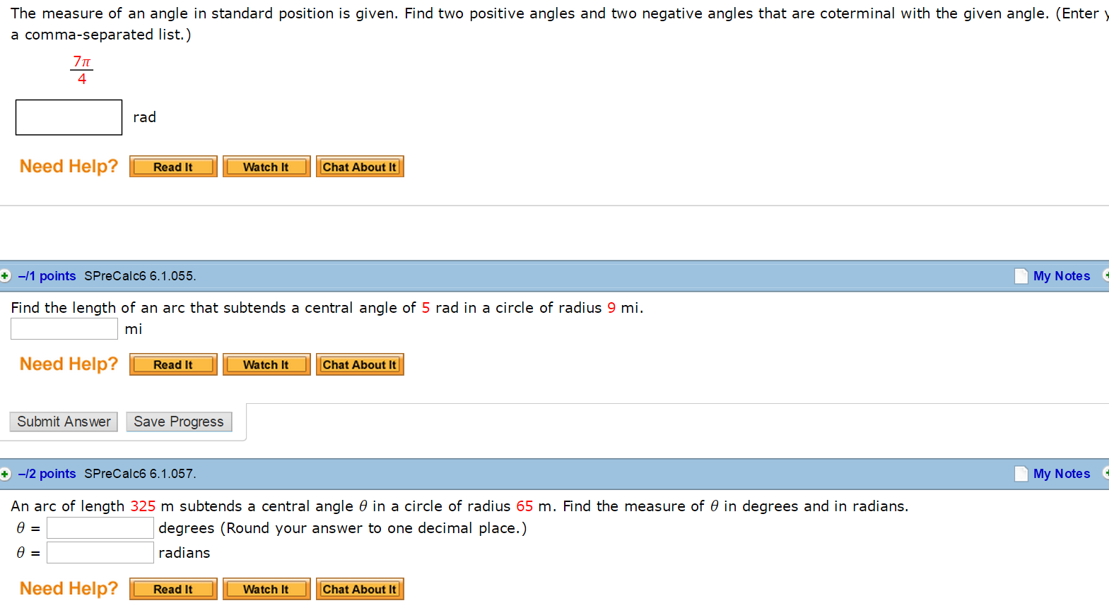 Solved The measure of an angle in standard position is | Chegg.com