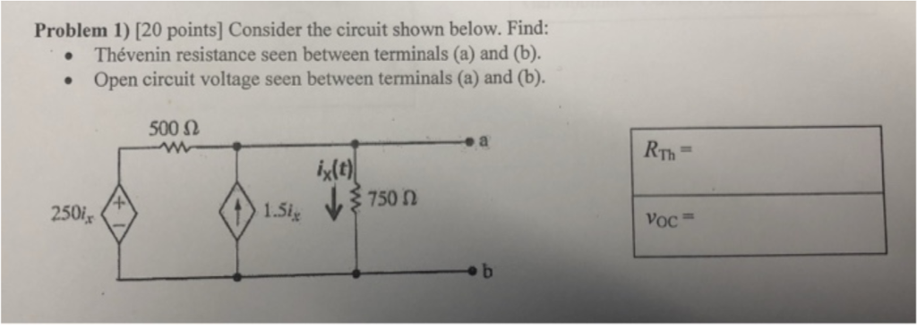 Solved Problem 1 20 Points Consider The Circuit Shown Chegg Solved Problem 1 20 Points Consider The Circuit Shown Chegg