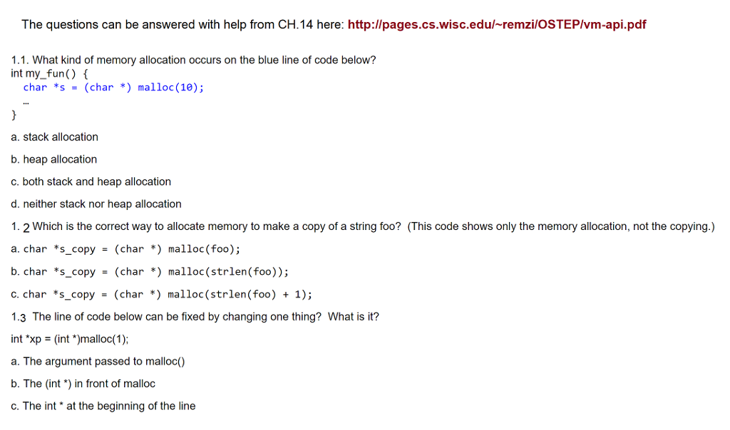 Solved The questions can be answered with help from CH.14 | Chegg.com