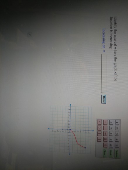 Solved Identify the interval where the graph of the function | Chegg.com