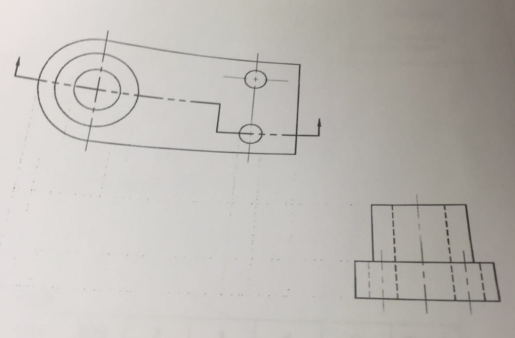 solved-draw-the-missing-front-view-and-sketch-the-offset-chegg