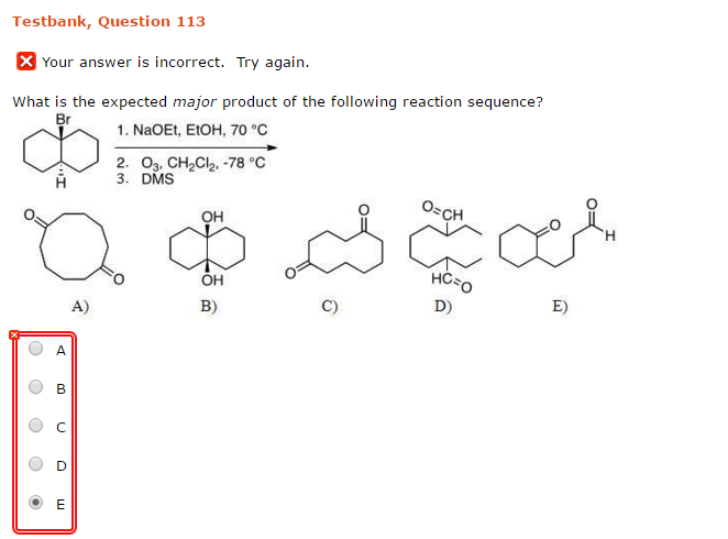 What Is The Expected Product Of The Following Reaction Solved What is the expected major product of the following | Chegg.com