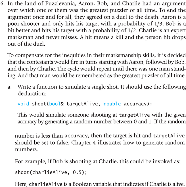 C++ Coding (5-6 Please make code Copy and Paste-able, | Chegg.com