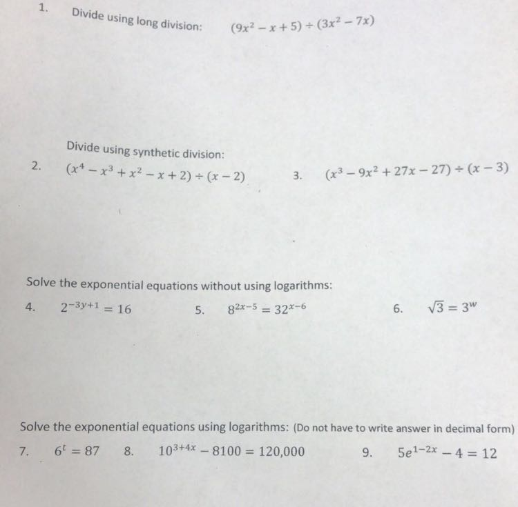 solved-1-divide-using-long-division-9x-divide-using-chegg