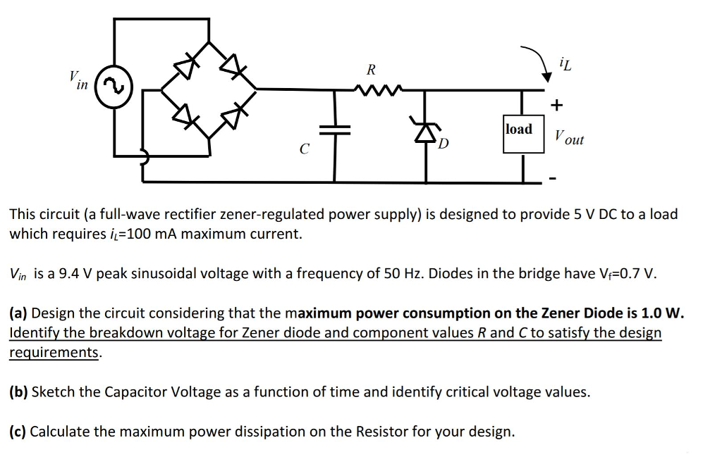 Full Wave Rectifier With Zener Diode - Bank2home.com