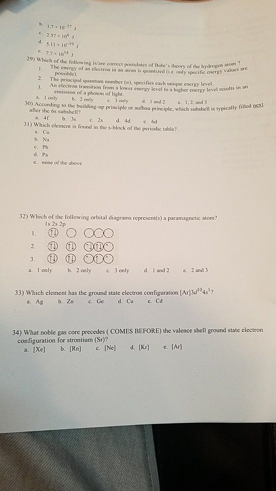 Solved B 1 7 1027 Y C 2 57 10 5 11 1019 J 7 7 1014 29 Chegg
