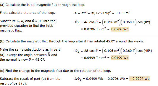 Solved The loop, having rotated by 45°, rotates clockwise | Chegg.com