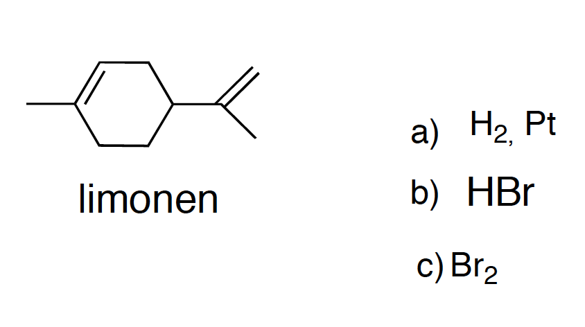 Solved Write Structure Of The Products Formed When Limonene | Chegg.com