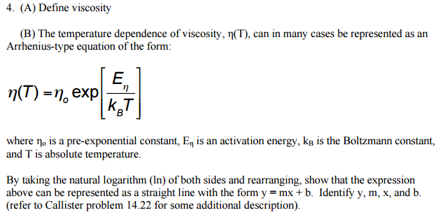 kinematic viscosity and temperature equation