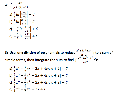 Solved 5: Use long division of polynomials to reduce | Chegg.com