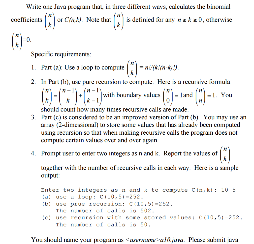 Solved Write one Java program that, in three different ways, | Chegg.com