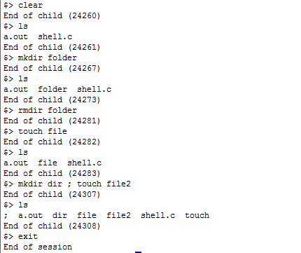 Solved I am writing a basic shell in C. So far, it can run | Chegg.com