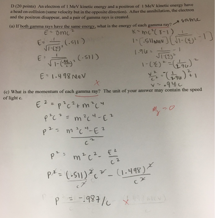 solved-an-electron-of-1-mev-kinetic-energy-and-a-positron-of-chegg