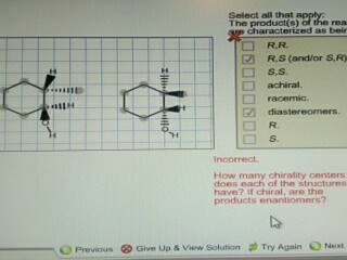 Solved Select all that a The product(s) characterized as | Chegg.com