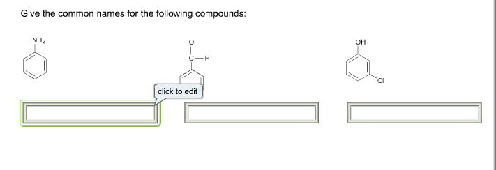 Solved Give The Common Names For The Following Compounds