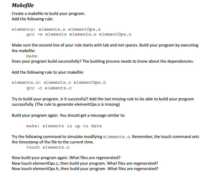 create makefile for c program create makefile for c program