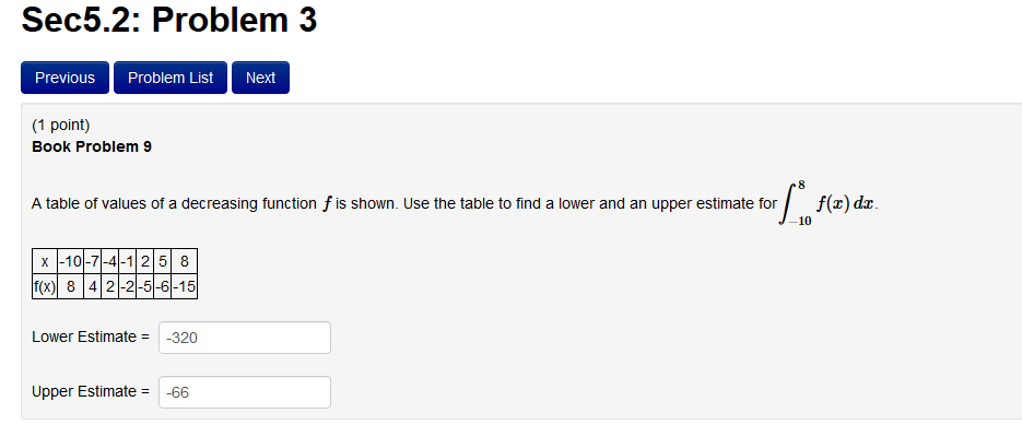 Solved Sec5.2: Problem 3 Previous Problem List Next (1 | Chegg.com