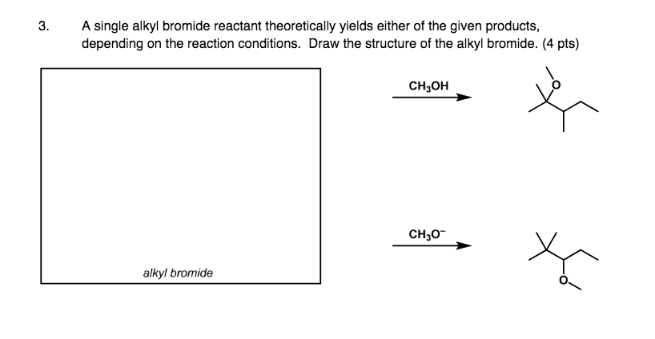 Solved A single alkyl bromide reactant theoretically yields | Chegg.com