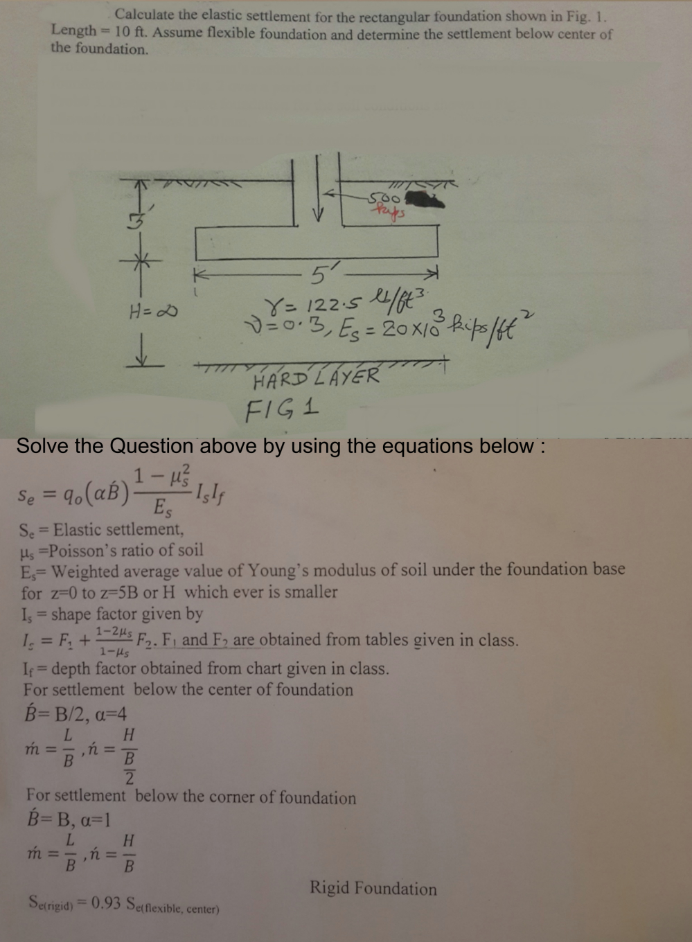 calculate-the-elastic-settlement-for-the-rectangular-chegg