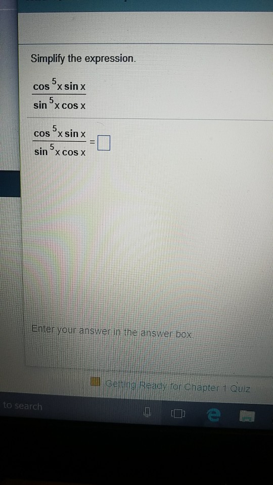 Solved Simplify the expression. cos x sin x sin x cos x cos