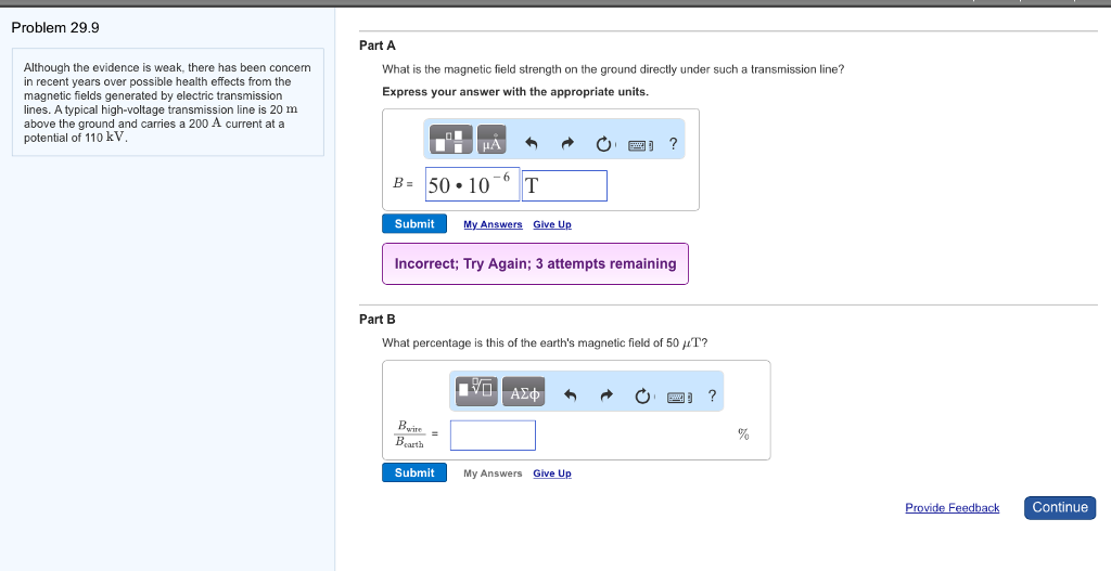 Solved Problem 29.6 Part A What is the magnetic field at the | Chegg.com