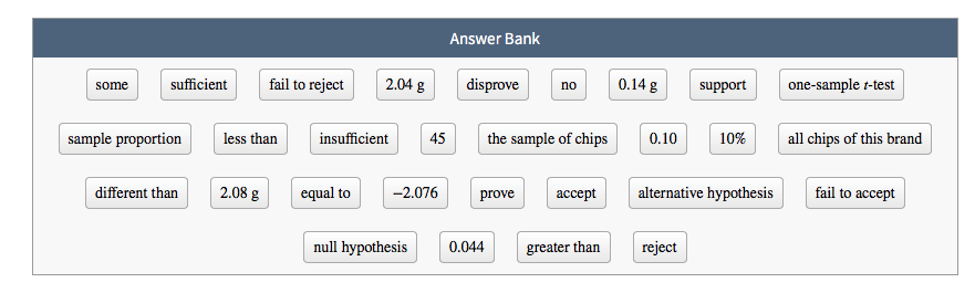 Solved Suppose The Nutrition Information On The Package Of | Chegg.com