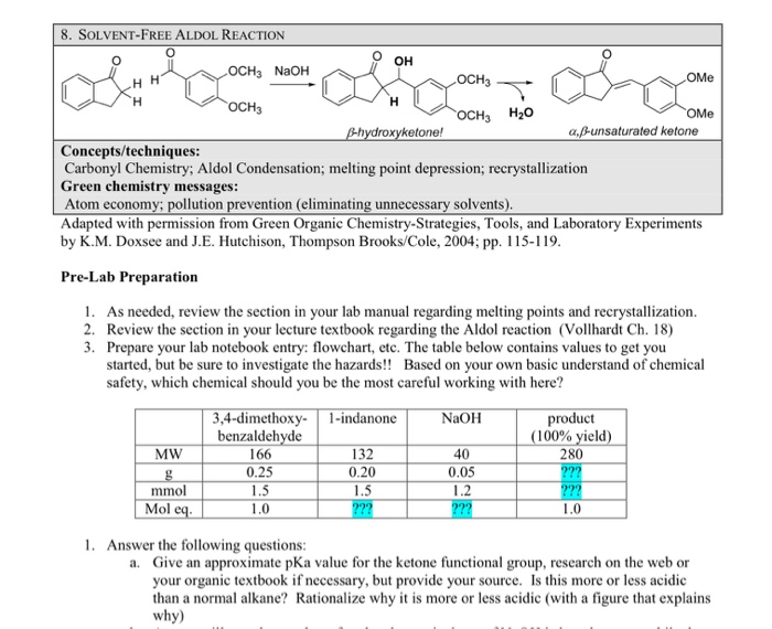 Solved Adapted with permission from Green Organic