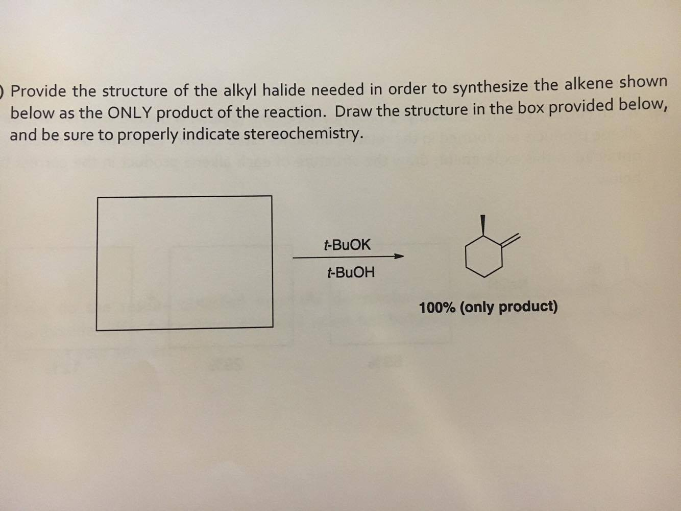 Solved Please Draw The Structure Of Each Alkene Product I