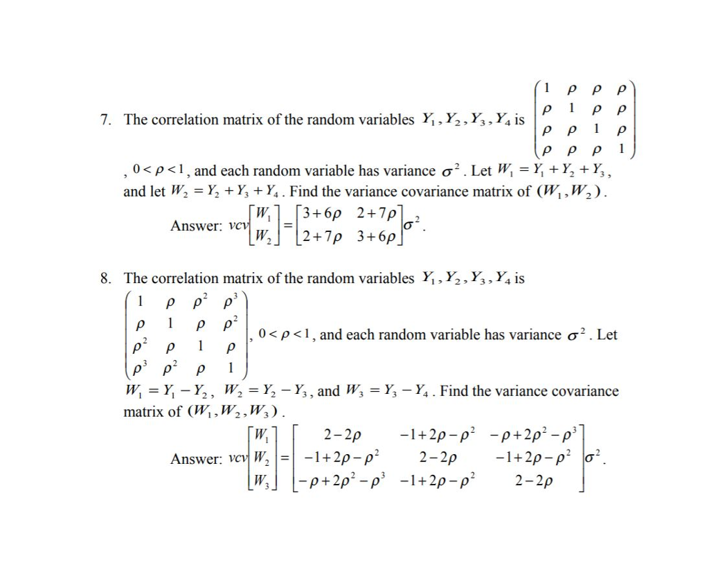 what is the correlation between two random variables