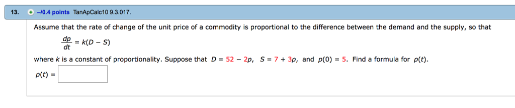 solved-assume-that-the-rate-of-change-of-the-unit-price-of-a-chegg