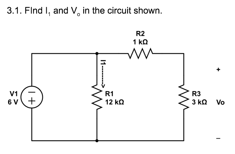 Solved Find I_1, and V_0 in the circuit shown. Find I_s, | Chegg.com