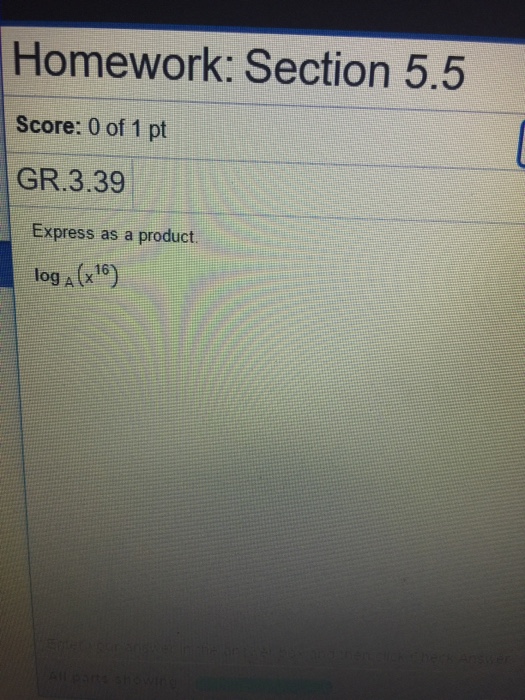 solved-express-as-a-product-log-a-x-16-chegg