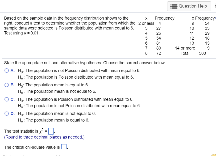 Solved Question Help Based on the sample data in the | Chegg.com