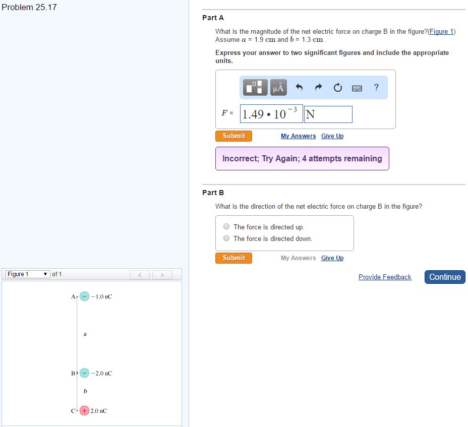 Solved What Is The Magnitude Of The Net Electric Force On | Chegg.com